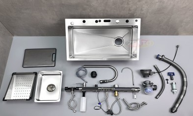 Hướng dẫn lắp đặt chậu rửa bát 1 hố đa năng Zento nhanh đúng kỹ thuật bền theo thời gian.