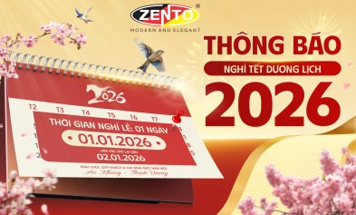 Thông báo lịch nghỉ tết Dương lịch 2026
