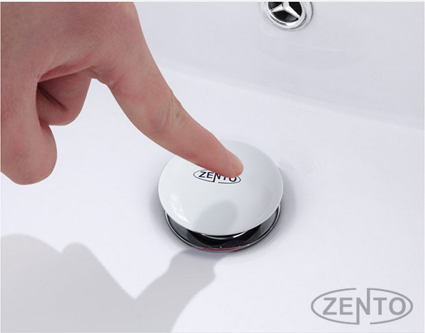 Bộ xi phông lavabo xả nhấn sứ Zento ZXP011