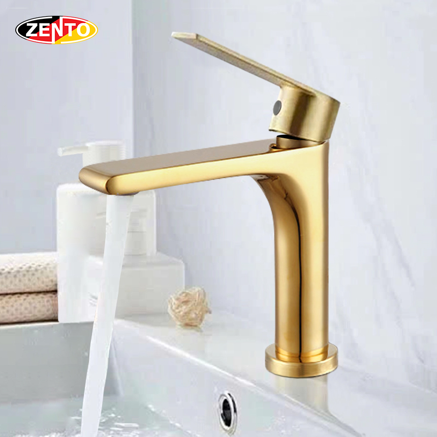 Vòi Lavabo lạnh Zento SUS2128-Gold Vòi Lavabo lạnh Zento SUS2128-Gold