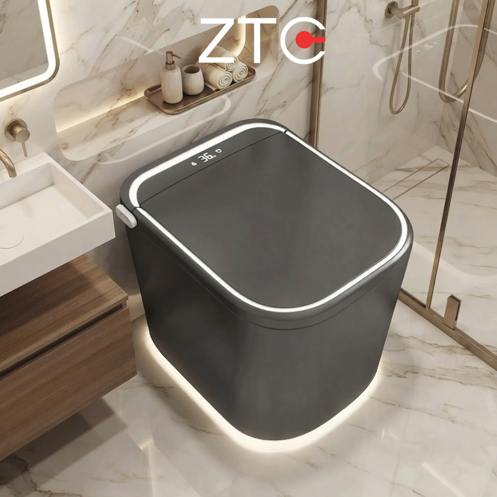 Bàn cầu thông minh Integrated Smart Toilet ZTC-BC5026 (Gray & White)