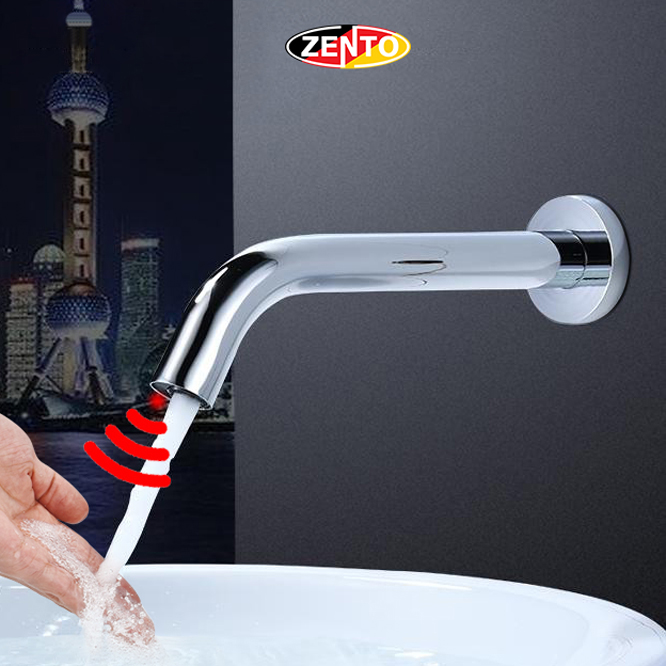 Vòi lavabo cảm ứng gắn tường Automatic Faucet AF2810 Vòi lavabo cảm ứng gắn tường Automatic Faucet AF2810