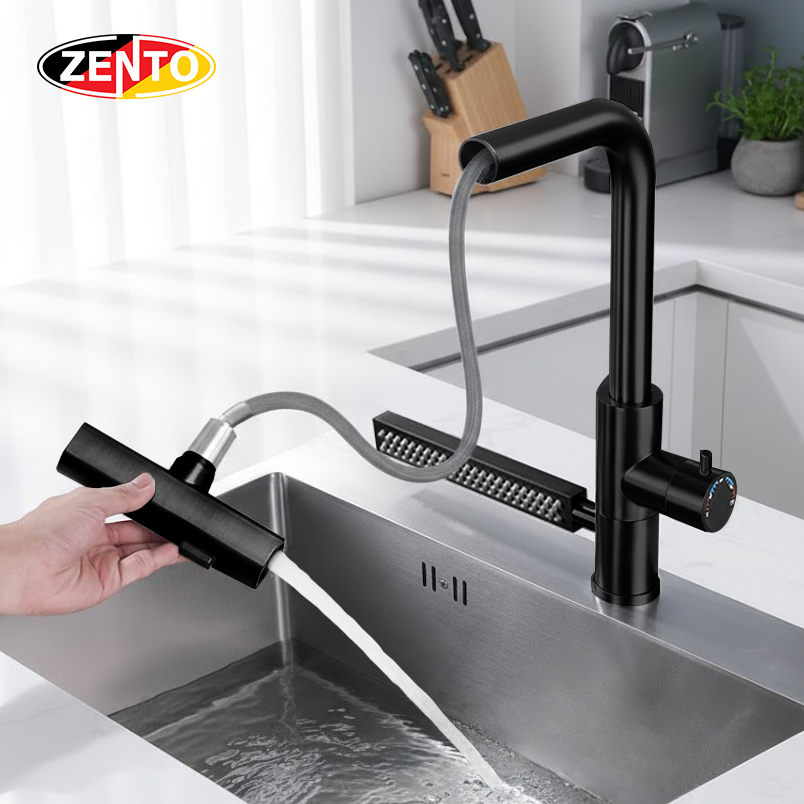 Vòi rửa chén bát 4in1 Waterfall faucet kitchen SUS5537-1B