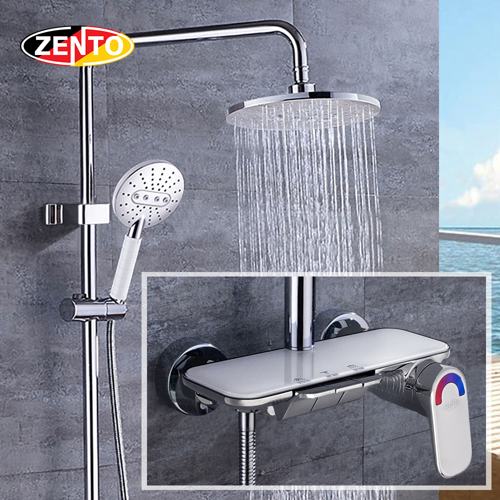 Bộ sen cây nóng lạnh Crystal series ZT8143 Bộ sen cây nóng lạnh Crystal series ZT8143