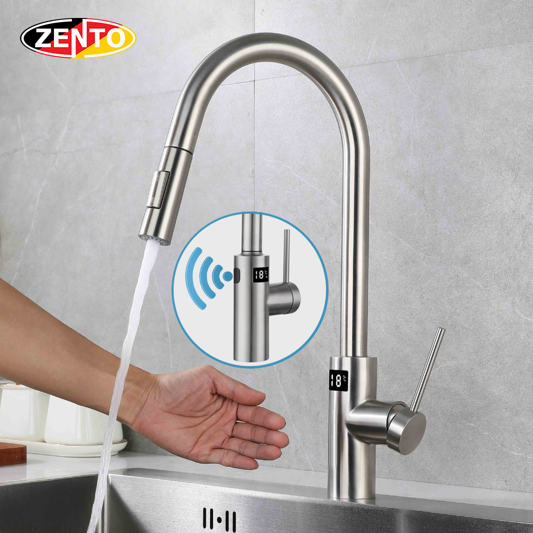 Vòi rửa chén bát cảm ứng Touchless kitchen faucet AF5889 Brushed