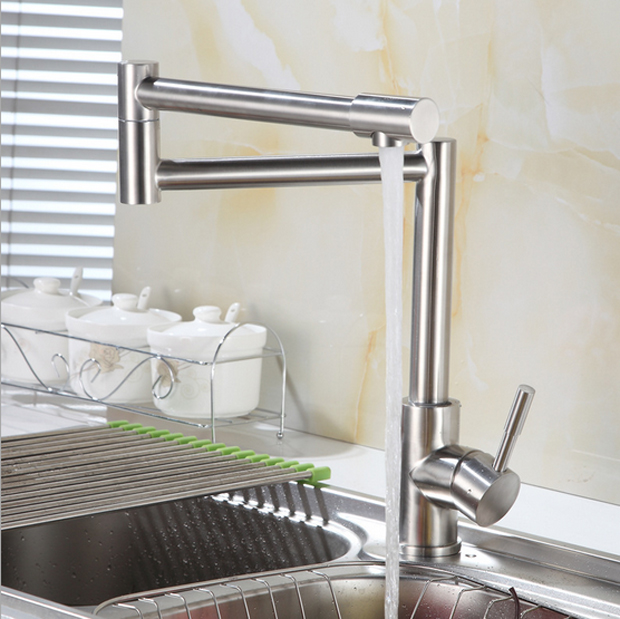 Bộ vòi rửa bát nóng lạnh inox 304 SUS5568