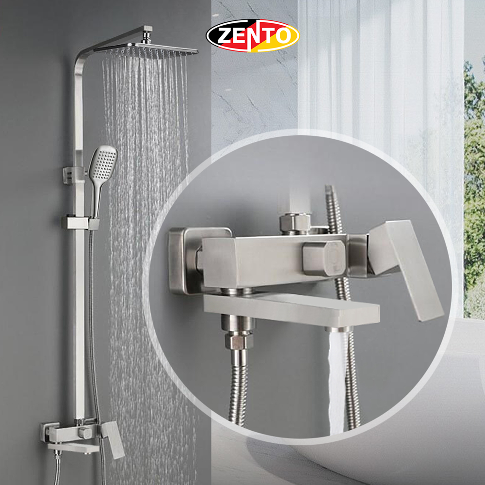 Bộ sen cây nóng lạnh inox304 SUS8207-Square Bộ sen cây nóng lạnh inox304 SUS8207-Square