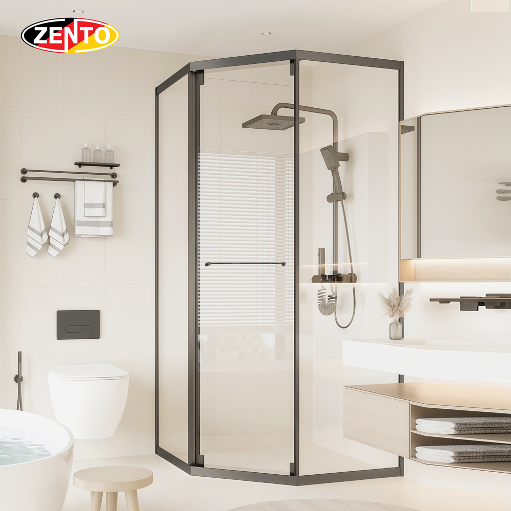Phòng tắm đứng vách kính C6031-Gr (Neo-angle Shower Enclosure) Phòng tắm đứng vách kính C6031-Gr (Neo-angle Shower Enclosure)