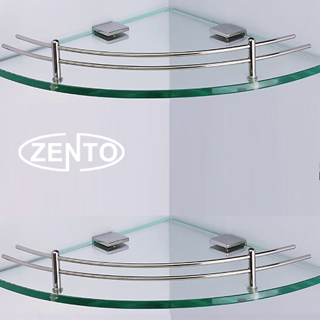 Kệ kính góc 2 tầng Zento VN109 sẽ là giải pháp lý tưởng cho không gian nhỏ hẹp của phòng tắm. Sản phẩm được thiết kế bằng kính, mang đến cho không gian phòng tắm của bạn vẻ đẹp sang trọng và hiện đại. Kệ góc có thể đặt ở nhiều vị trí khác nhau trong phòng tắm, giúp bạn tiết kiệm diện tích và sắp xếp đồ dùng tắm rửa của mình một cách khoa học. Xem hình ảnh liên quan để cảm nhận vẻ đẹp của sản phẩm này.
