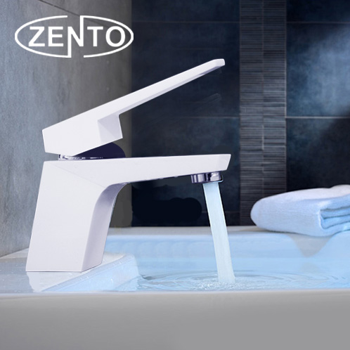 Vòi chậu rửa nóng lạnh mạ sứ Soft Closing Zento ZT2082