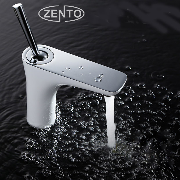 Vòi chậu rửa mạ sứ Zento ZT2083
