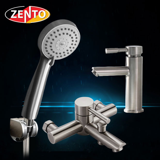 Cặp đôi sen tắm và vòi lavabo Zento CB005