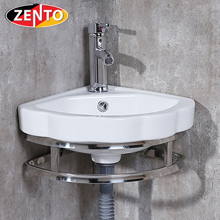 Chậu lavabo góc treo tường LV6095 (8523)