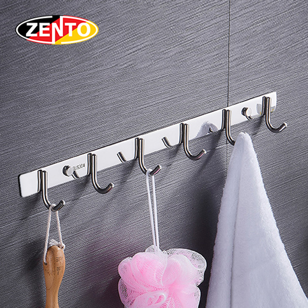 Móc treo quần áo 6 chấu Inox 304 zento HB1120-6