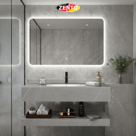Bộ chậu lavabo, bàn đá, kệ, gương đèn Led ZT-LV8988-C (103) Bộ chậu lavabo, bàn đá, kệ, gương đèn Led ZT-LV8988-C (103)
