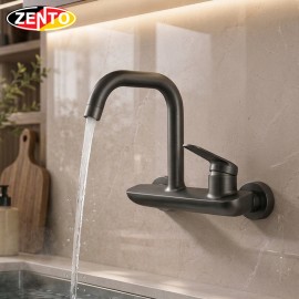 Vòi rửa chén bát nóng lạnh gắn tường ZT2202-Gr Vòi rửa chén bát nóng lạnh gắn tường ZT2202-Gr