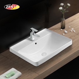 Chậu lavabo dương vành Zento LV3043