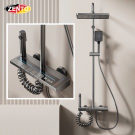 Bộ sen cây 4in1 hiển thị nhiệt độ nước ZT8130Gr (digital display shower)