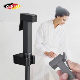 Bộ vòi xịt vệ sinh cao cấp Zento ZT5217-Black