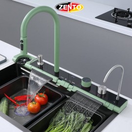 Vòi rửa chén bát Luxury Kitchen Sink SUS5542-Green (dây rút) Vòi rửa chén bát Luxury Kitchen Sink SUS5542-Green (dây rút)