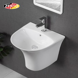 Chậu lavabo treo tường Luxury Zento LV500E-470 (7010)
