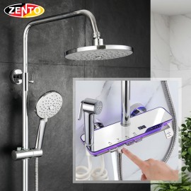 Bộ sen cây 4in1 hiển thị nhiệt độ nước ZT8145 (digital display shower)