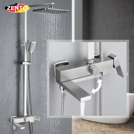 Bộ sen cây nóng lạnh inox304 SUS8208-Square