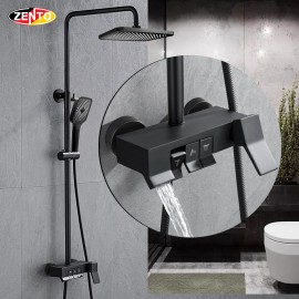 Bộ sen cây nóng lạnh Luxury Shower ZT8712-Black