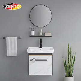 Bộ tủ chậu, kệ gương Lavabo mini ZT-LV959 (Aluminum-888)