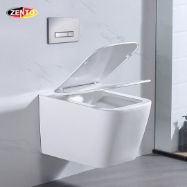 Bàn cầu treo tường, két nước âm tường BC8883 (Wall hung toilet)