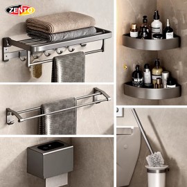 Bộ 5 phụ kiện nhà tắm Zento AL03-Gr (Aluminum)