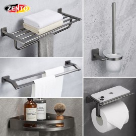 Bộ 5 phụ kiện nhà tắm Zento AL14-Gr (910) Bộ 5 phụ kiện nhà tắm Zento AL14-Gr (910)