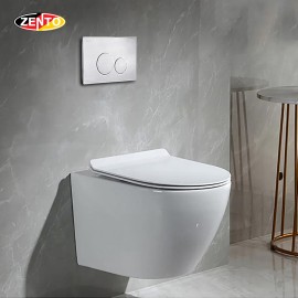 Bàn cầu treo tường, két nước âm tường BC8881 (Wall hung toilet)