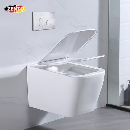 Bàn cầu treo tường, két nước âm tường BC8883 (Wall hung toilet)