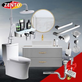 Combo 5 thiết bị vệ sinh cao cấp Zento BS19
