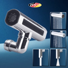 Đầu nối vòi rửa chén bát đa năng 4 chế độ nước CT06