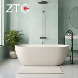 Bồn tắm nằm Venus Freestanding Stone Bath ZTC-D002 (Cheese)