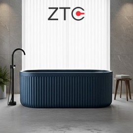 Bồn tắm nằm Roman Freestanding Stone Bath ZTC-D006 (Prussian Blue) Bồn tắm nằm Roman Freestanding Stone Bath ZTC-D006 (Prussian Blue)