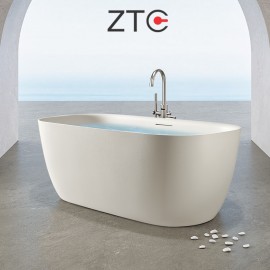 Bồn tắm nằm Ocean Freestanding Stone Bath ZTC-D009 (Cheese)