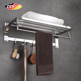 Giá để đồ kết hợp treo khăn inox304 Zento HA4645