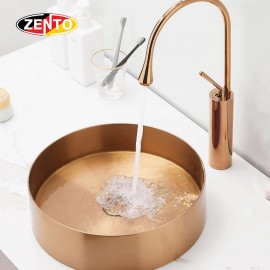 Chậu lavabo đặt bàn Stainless Steel Basin LV3811-Rose Gold