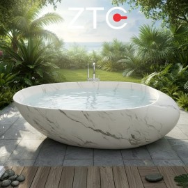 Bồn tắm đá Ellipse Solid Surface ZTC-S102