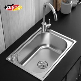 Chậu rửa chén, bát inox 1 hố SK4539-201TM