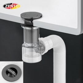 Bộ xi phông & ống xả mềm lavabo ZXP044 (Gray color)