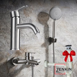 Combo sen tắm và vòi lavabo Zenkin ZK03