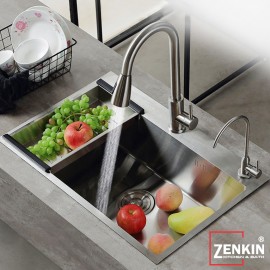 Chậu rửa chén, bát 1 hố Zenkin kitchen sink ZK6045-304