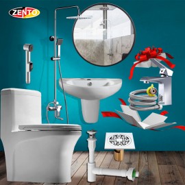 Combo 7 thiết bị vệ sinh Zento BS23 (Tặng ZT2063 & ZDC4011)