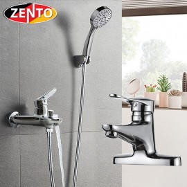 Cặp đôi sen tắm và vòi lavabo Zento CB026