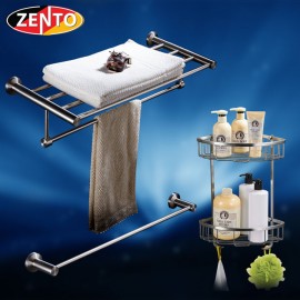 Bộ 3 phụ kiện phòng tắm inox 304 Zento HC195
