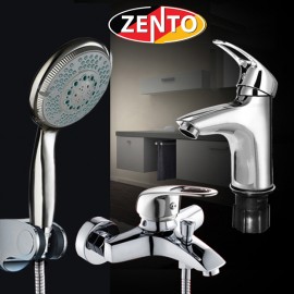 Cặp đôi sen tắm và vòi lavabo Zento CB003